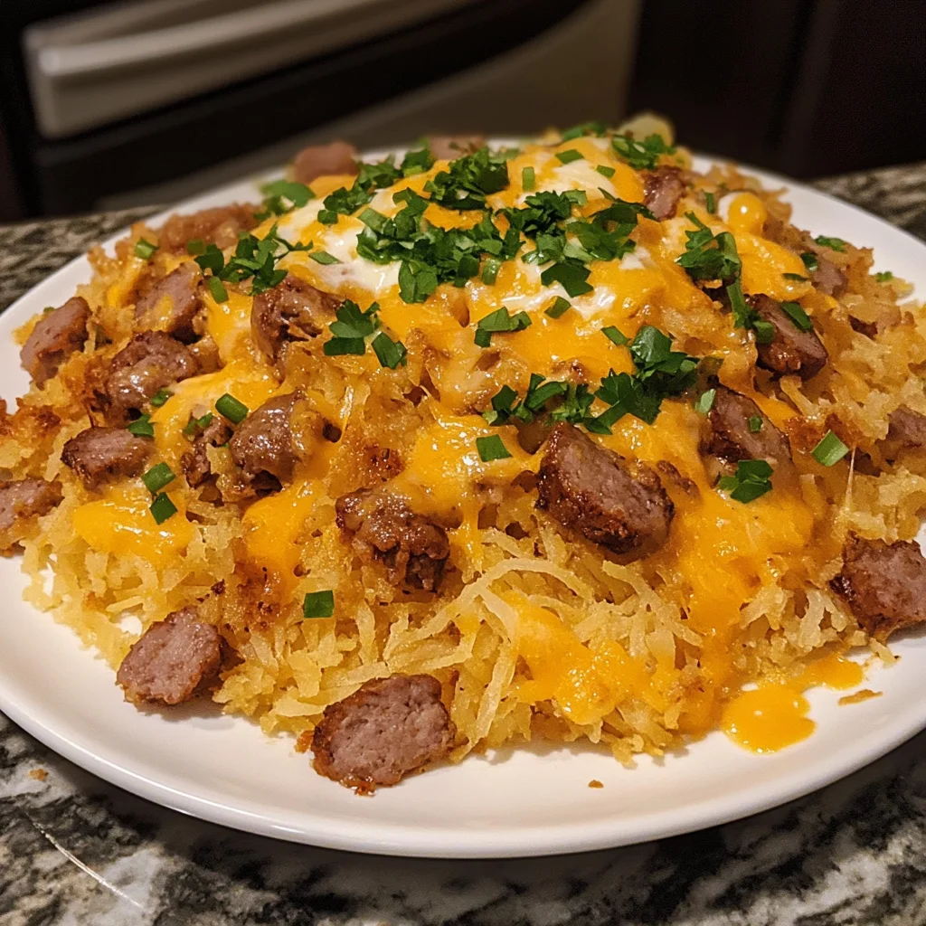 Cheesy Sausage & Hashbrown