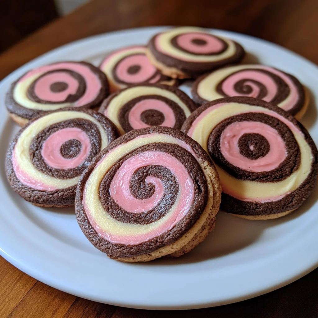 Neapolitan Swirl Cookies