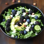 Blackberry, Avocado, and Arugula Salad