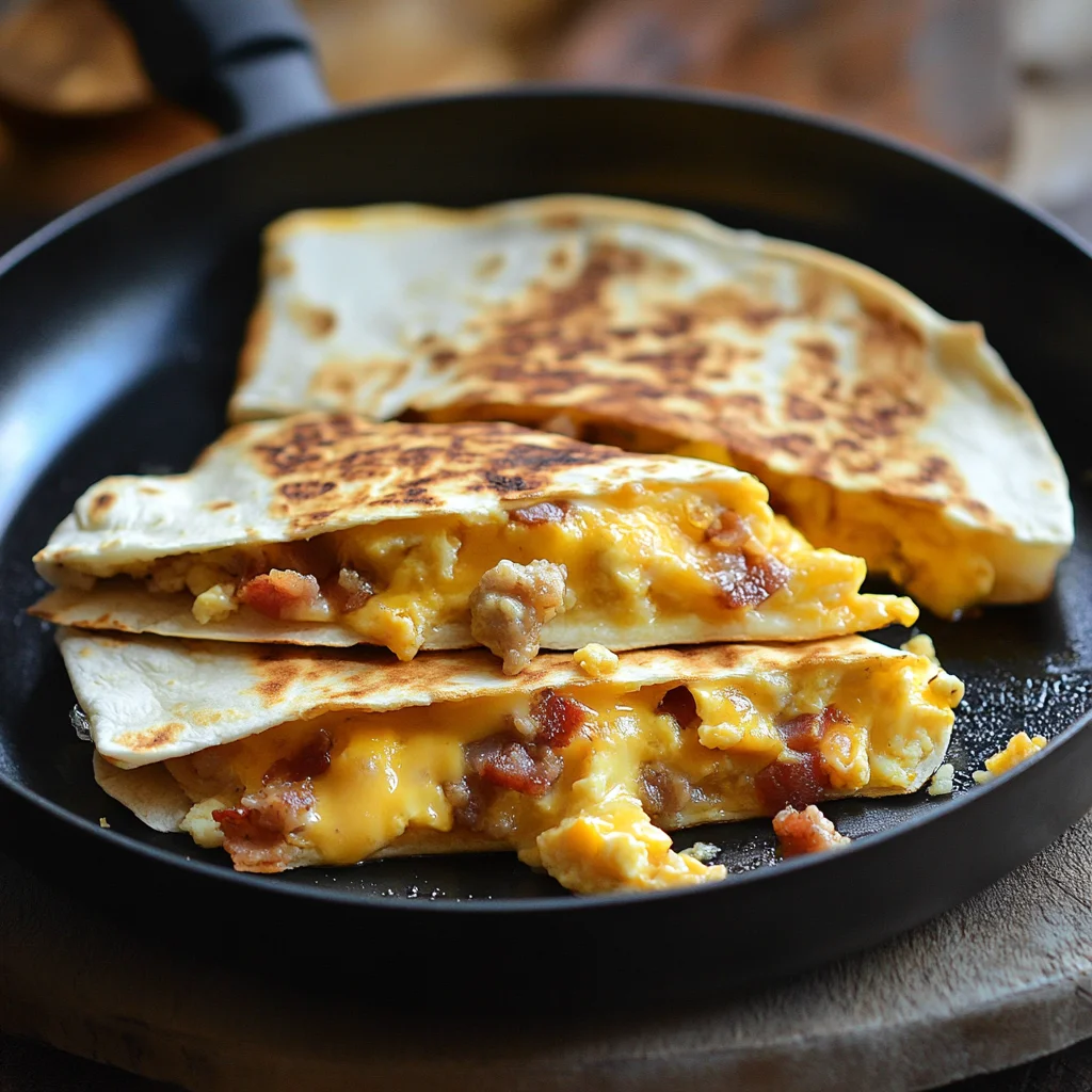 Breakfast Quesadillas: Cheesy, Protein-Packed & Ready in 10 Mins!