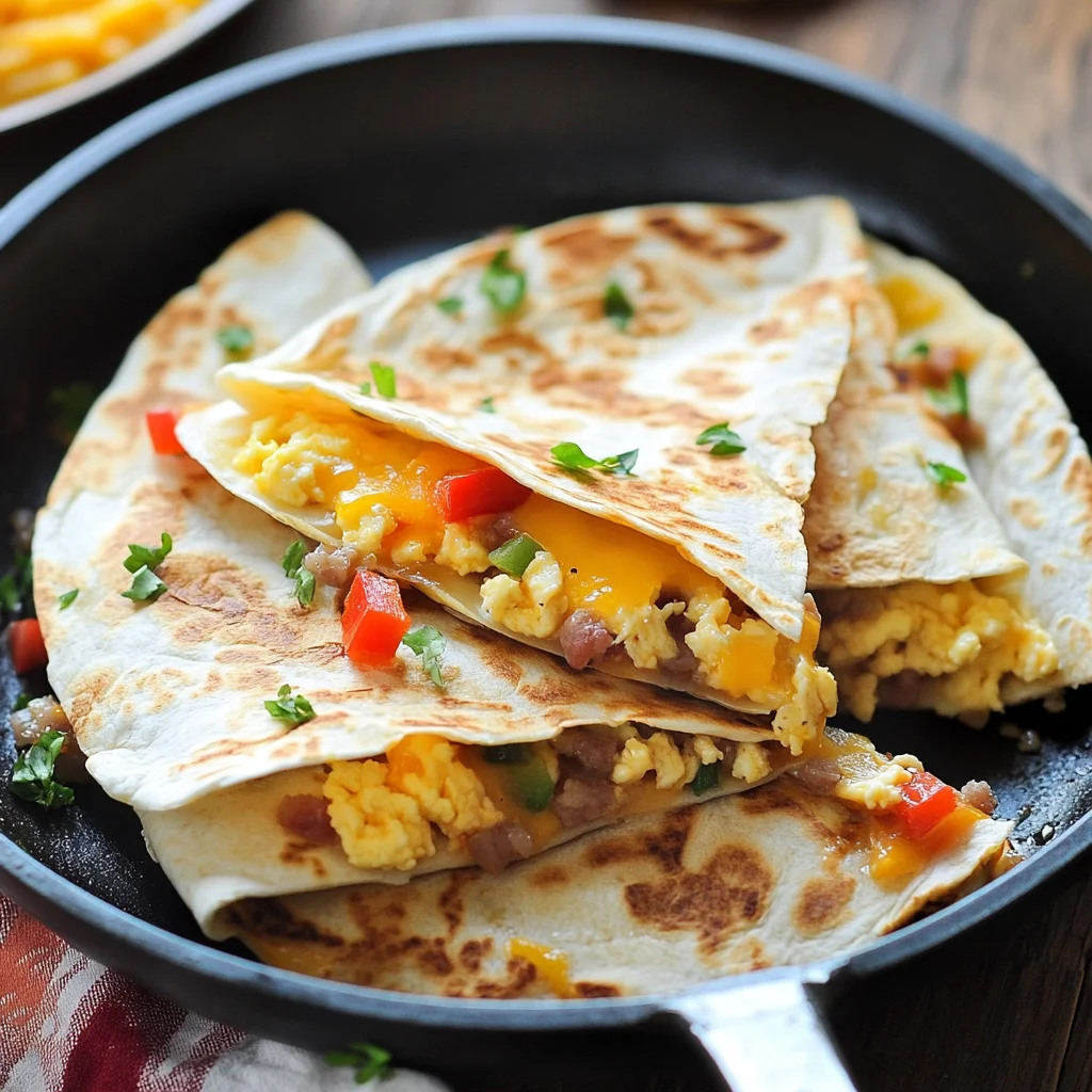 Breakfast Quesadillas: Cheesy, Protein-Packed & Ready in 10 Mins!