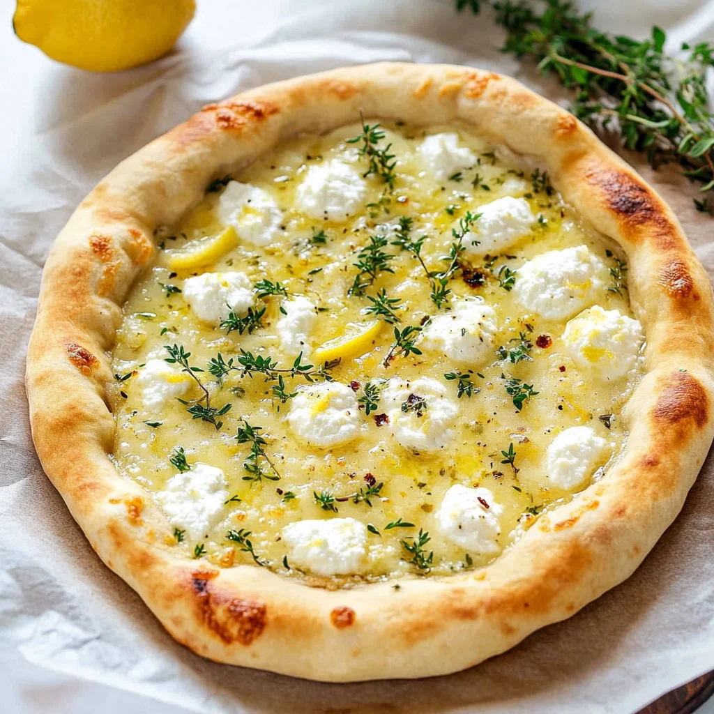Lemon Pizza: Zesty, Cheesy & Surprisingly Delicious!