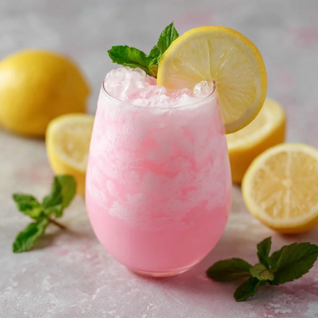 Whipped Pink Lemonade Drink