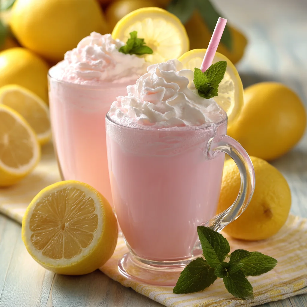 Whipped Pink Lemonade Drink