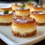 MINI CREME BRULEE CHEESECAKES