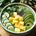 Green Glow Detox Smoothie Bowl