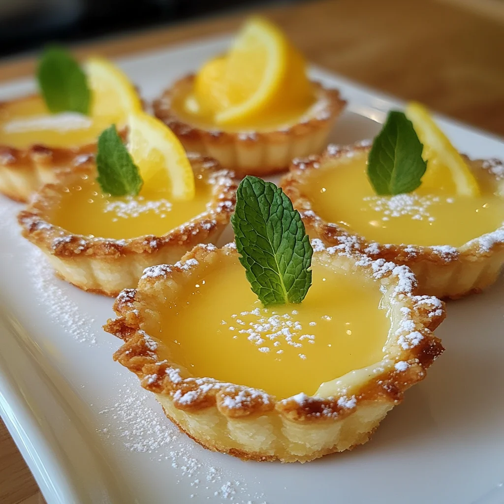 Yuzu Custard Tartlets