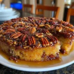 Pecan Upside Down Cake