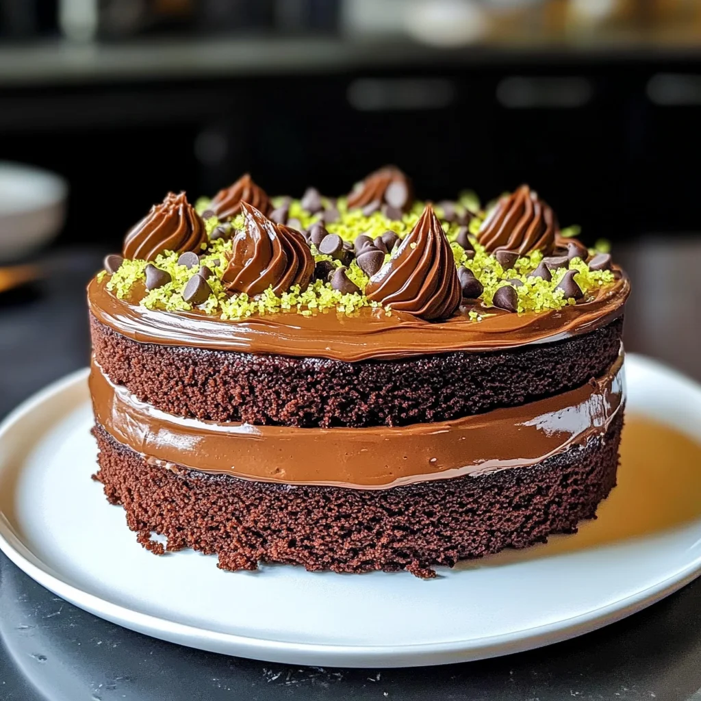 Dubai Chocolate Cake