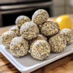 Lemon Poppy Seed Energy Bites