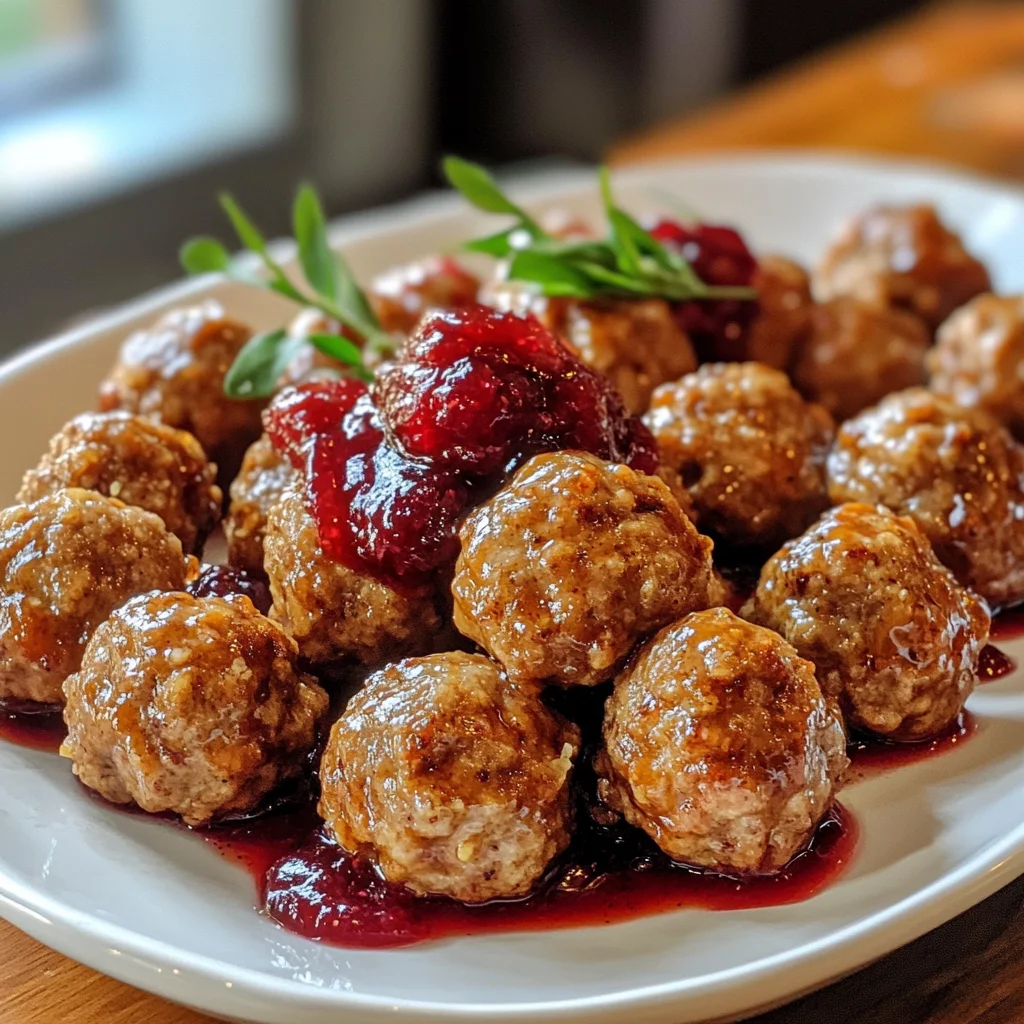Cranberry Meatballs