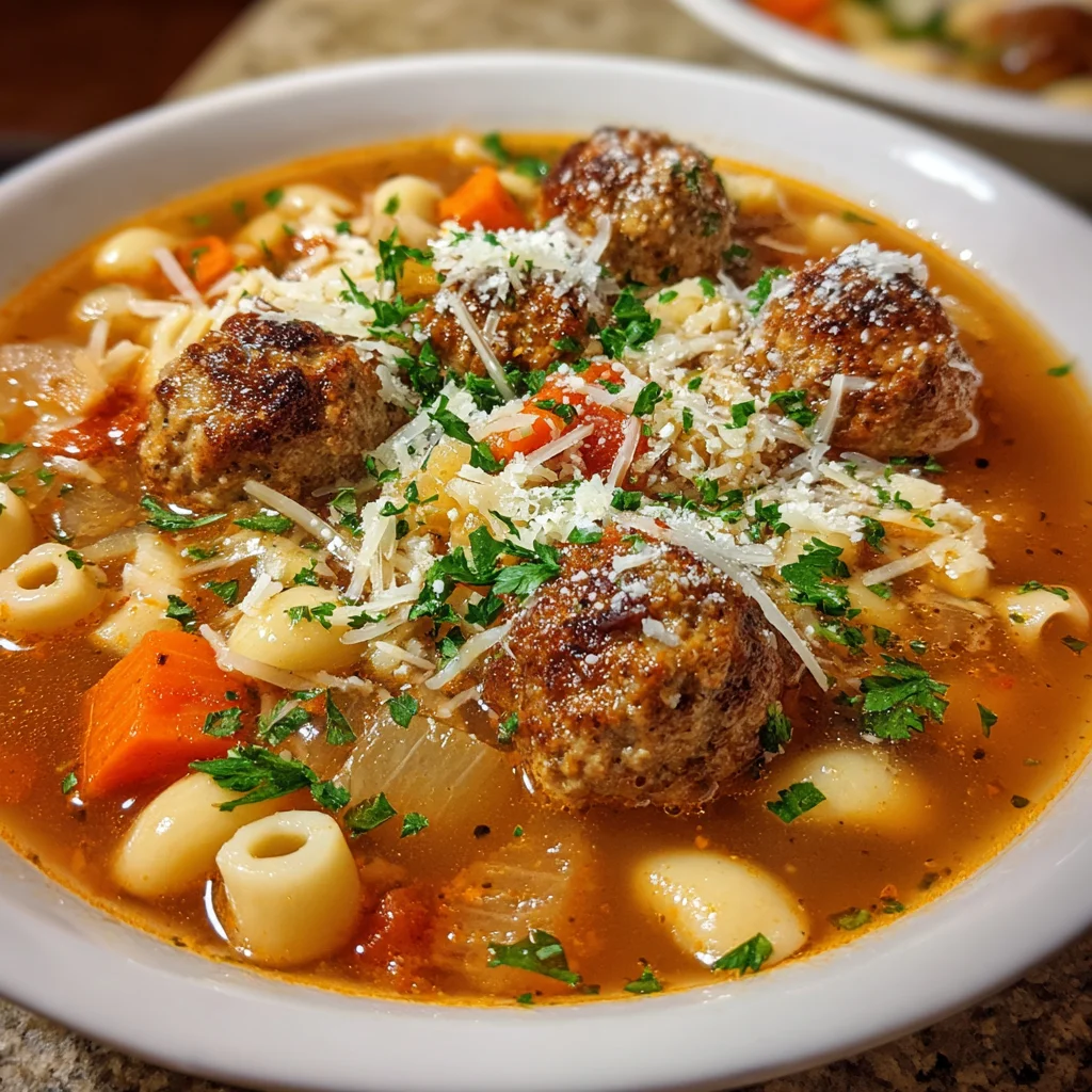 Italian Meatball Soup