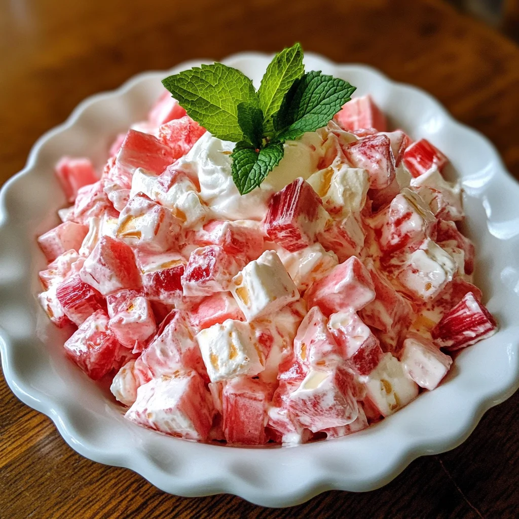 Roasted Rhubarb & Rose Eton Mess