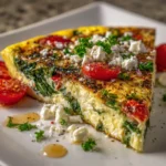 Feta Cheese Frittata – A Creamy, Herb-Infused Delight!