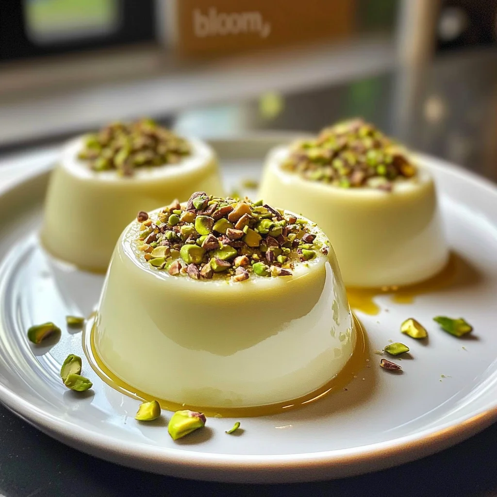 Pistachio Panna Cotta