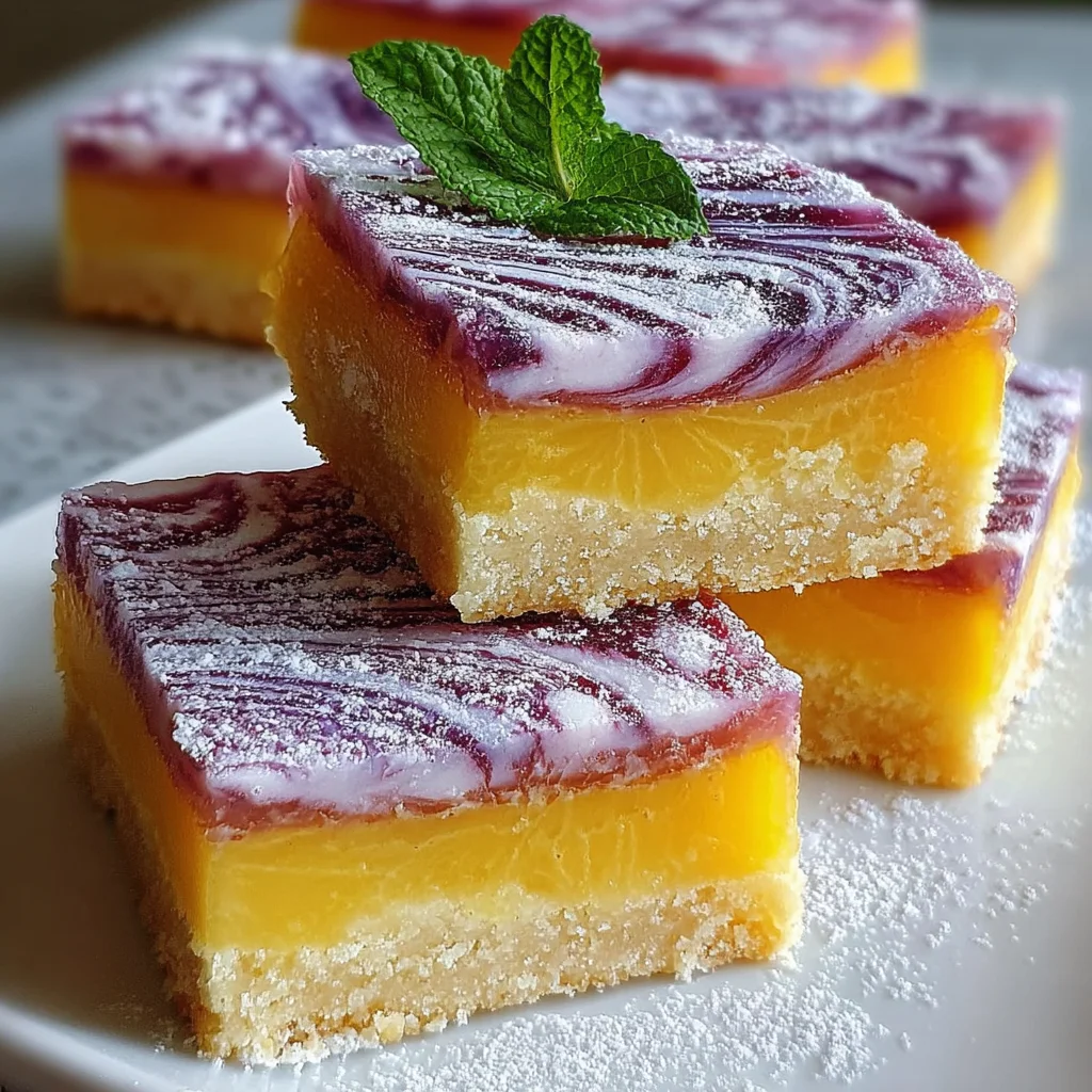 Velvet Swirl Citrus Symphony Bars