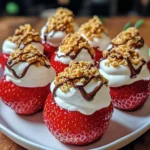 Cheesecake Stuffed Strawberries