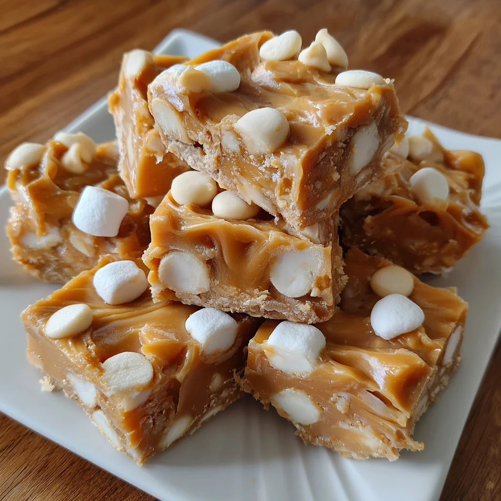 Fluffernutter Fudge – Creamy, Peanut Butter & Marshmallow Delight!
