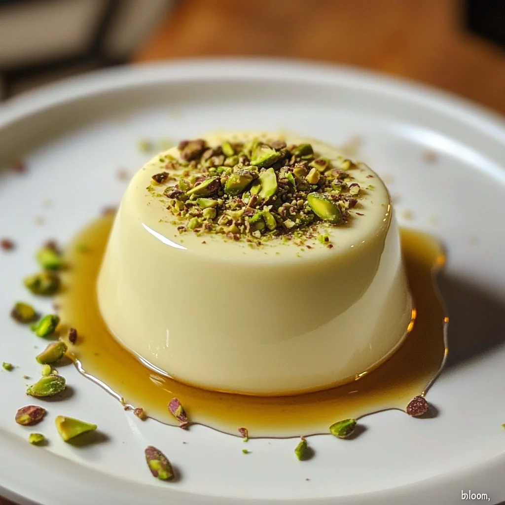 Pistachio Panna Cotta