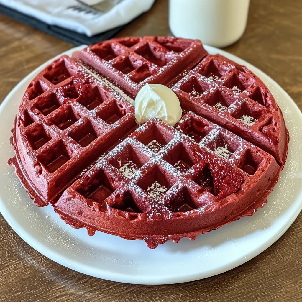 Red Velvet Waffles