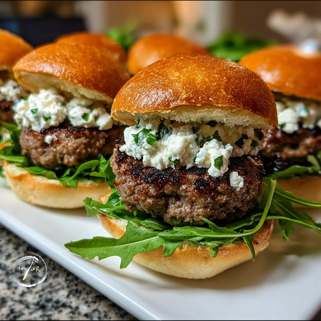 Lamb Feta Sliders