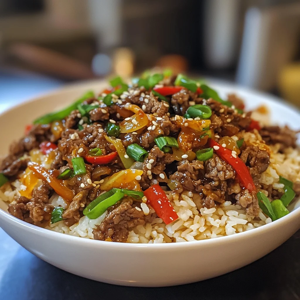Crispy Chilli Beef Rice