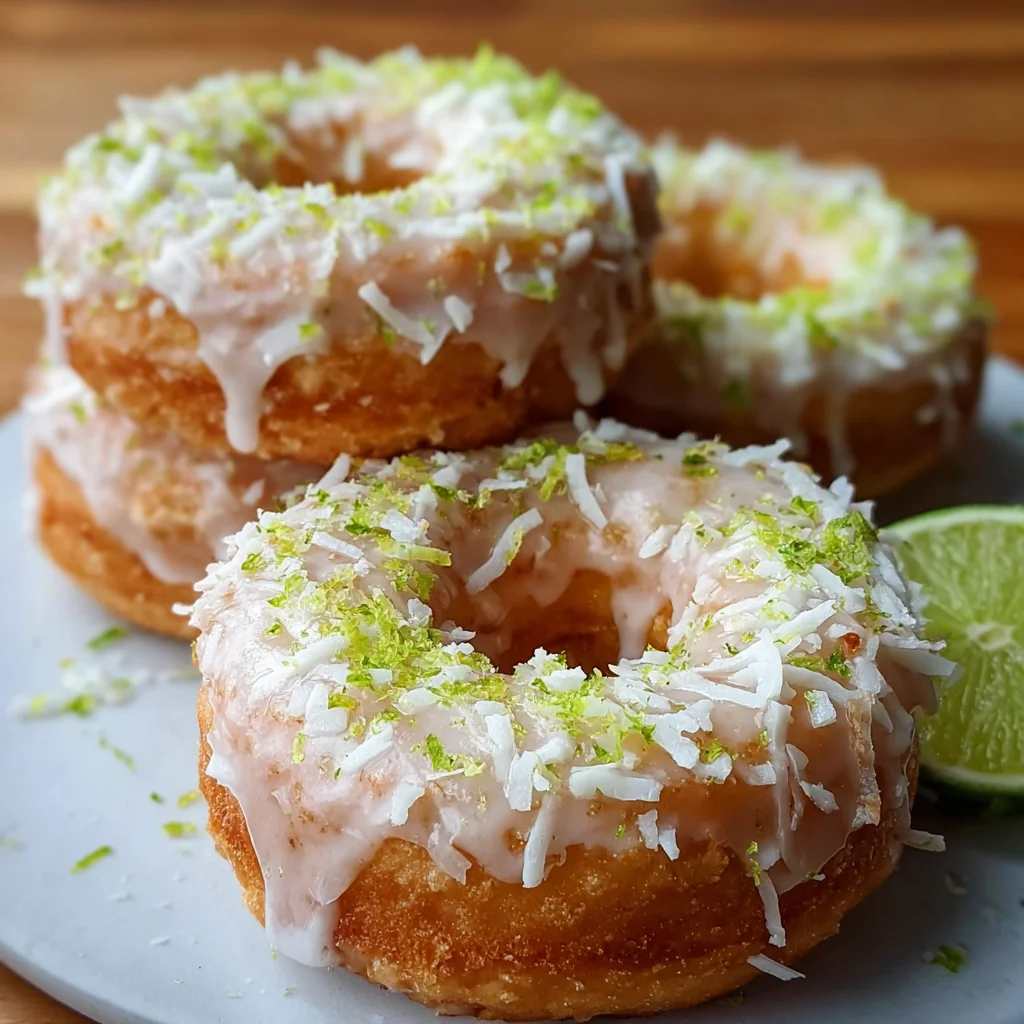Key Lime Coconut Donuts – A Tropical Twist on a Classic Favorite