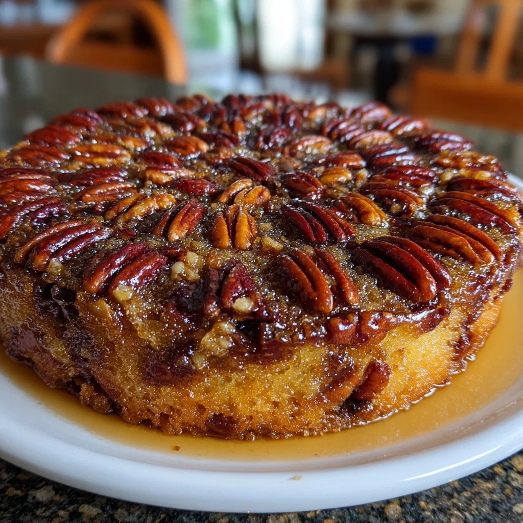 Pecan Upside Down Cake