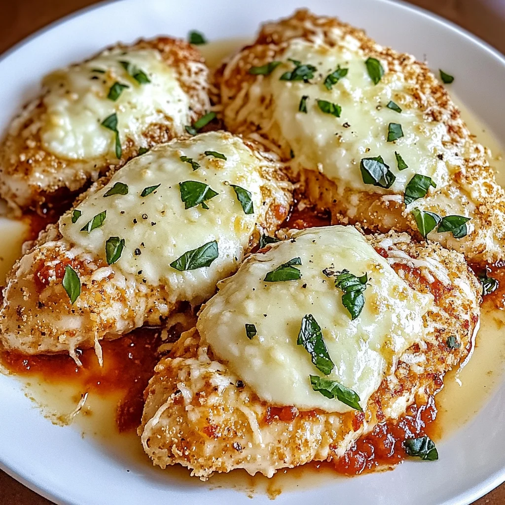chicken parmesan: crispy, cheesy & saucy perfection!