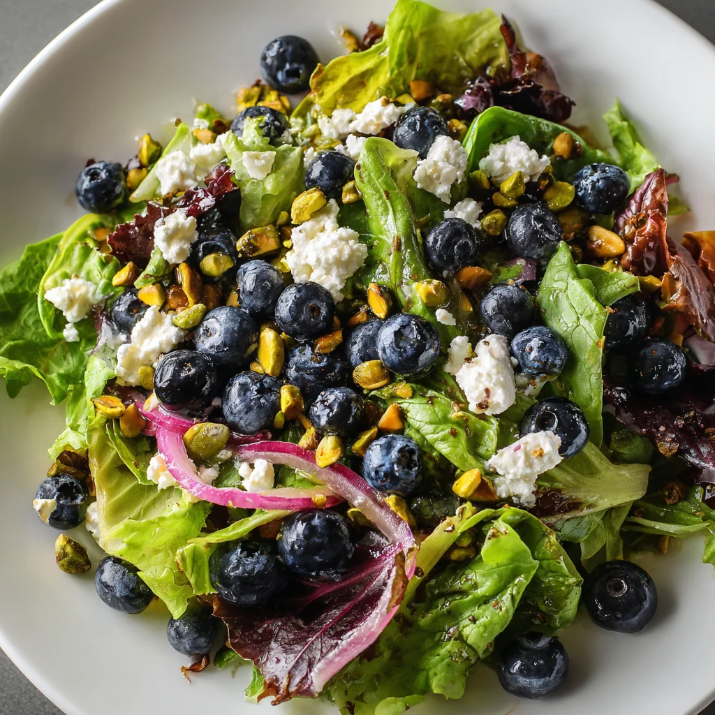 Blueberry Pistachio Spring Salad