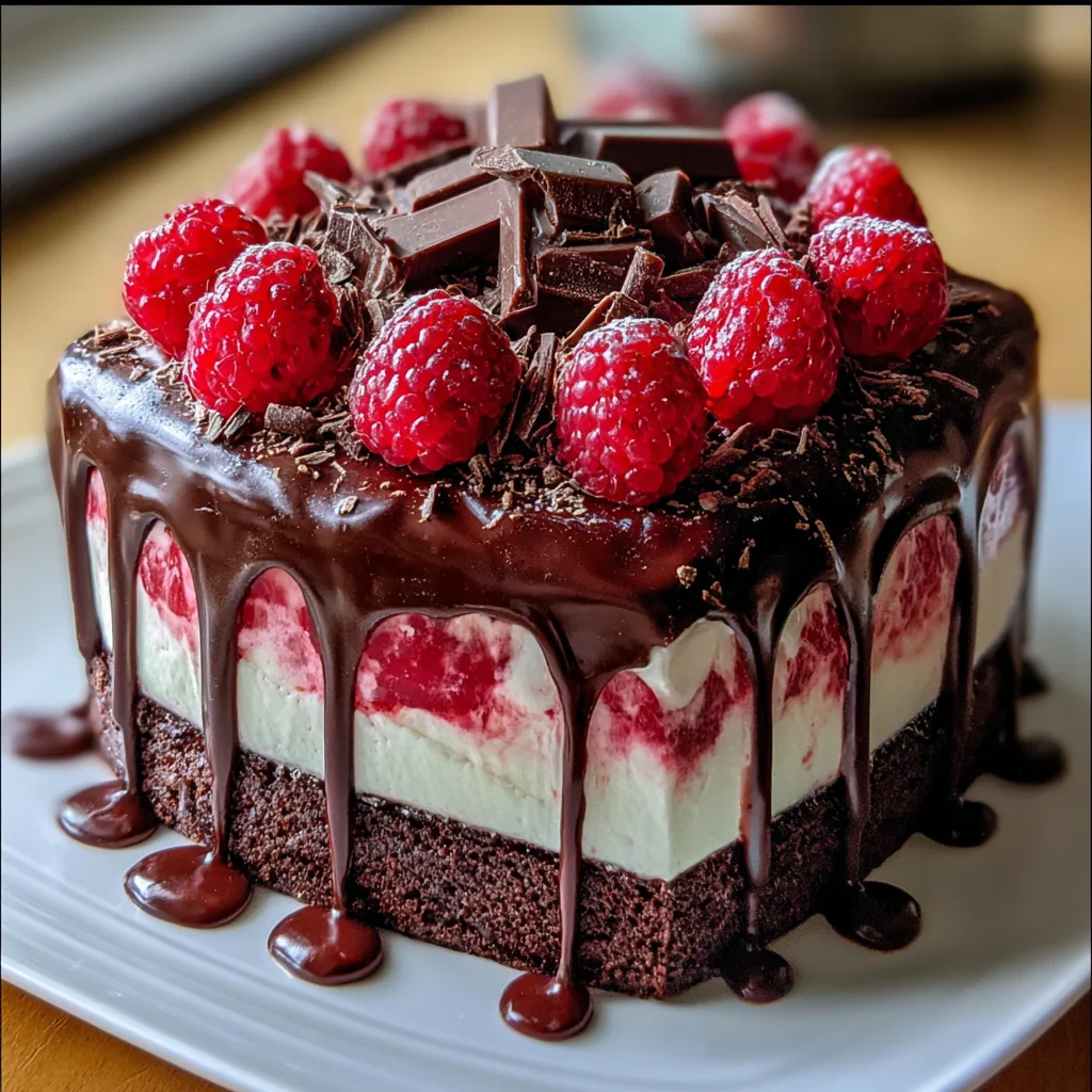 Chocolate Raspberry Drip Cake – A Decadent Delight