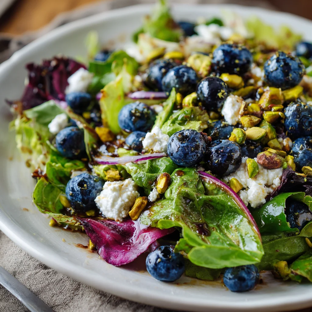 Blueberry Pistachio Spring Salad