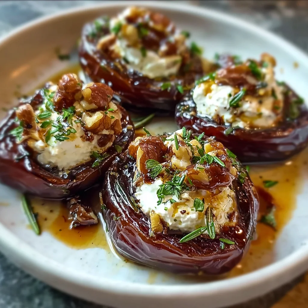 Goat Cheese Stuffed Dates