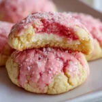 Soft Strawberry Cheesecake Cookies