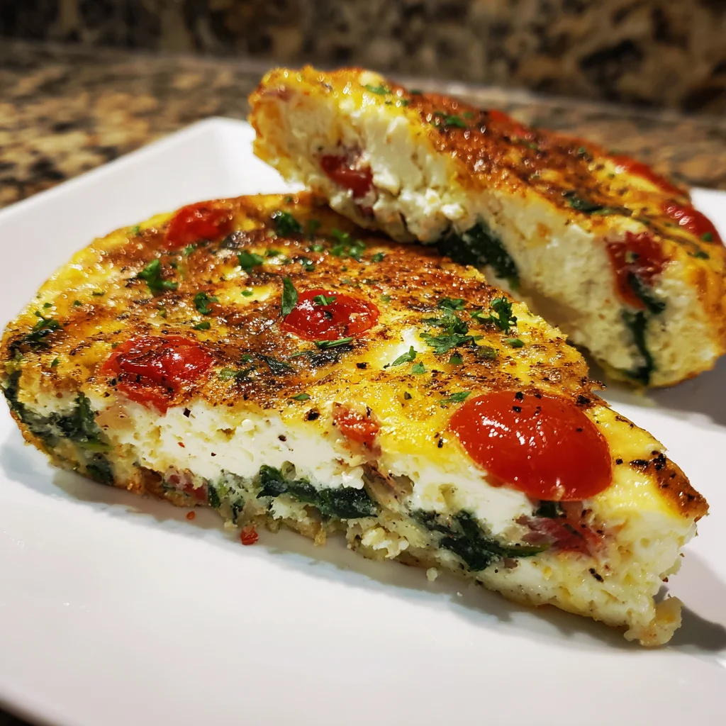 Feta Cheese Frittata – A Creamy, Herb-Infused Delight!