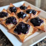 Air Fryer Blueberry Cheesecake Wontons Recipe