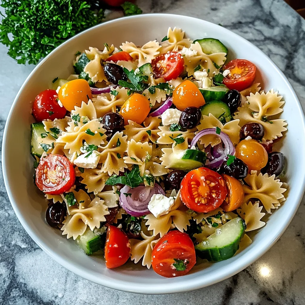 Fresh & Flavorful Bow Tie Pasta Salad Recipe – Perfect for Summer!