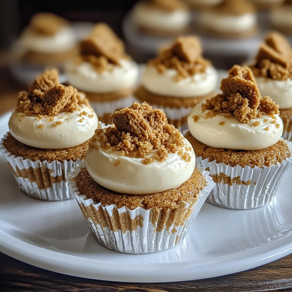 Mini Biscoff Cheesecakes