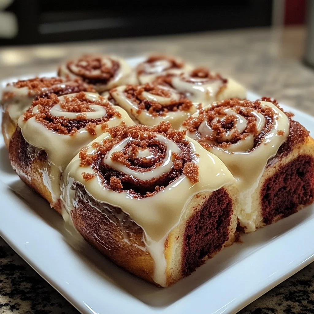 Red Velvet Cinnamon Rolls