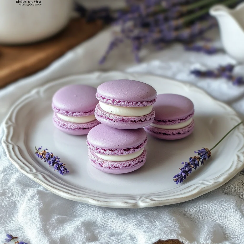 Lavender Macarons: Bite-Sized Elegance with a Floral Twist!