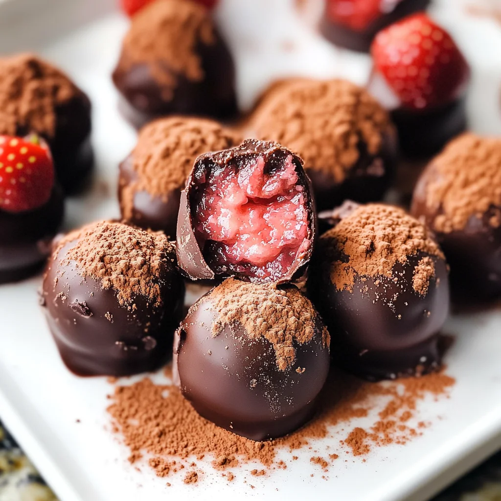 Strawberry Truffles