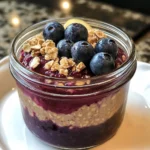 Blueberry Pie Overnight Oats