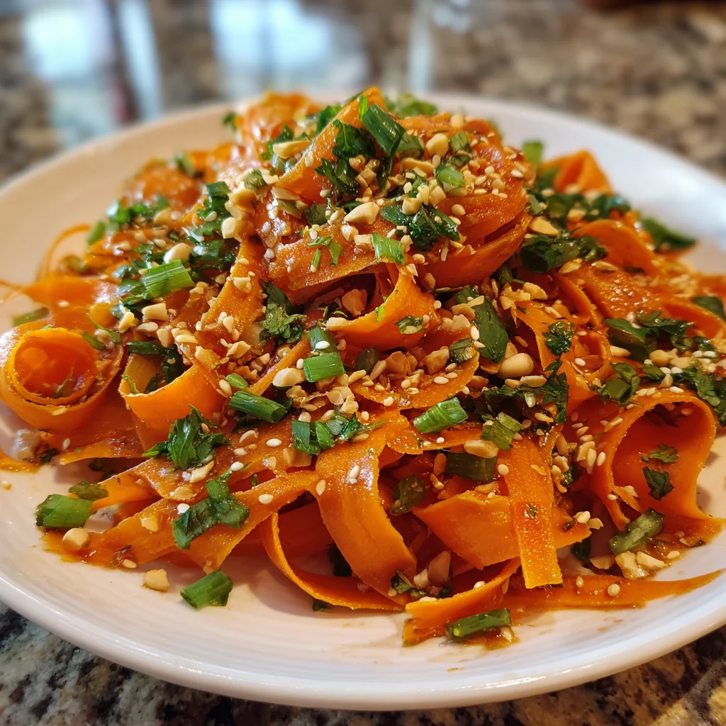 Raw Carrot Salad – A Crisp, Refreshing, and Nutritious Side Dish!