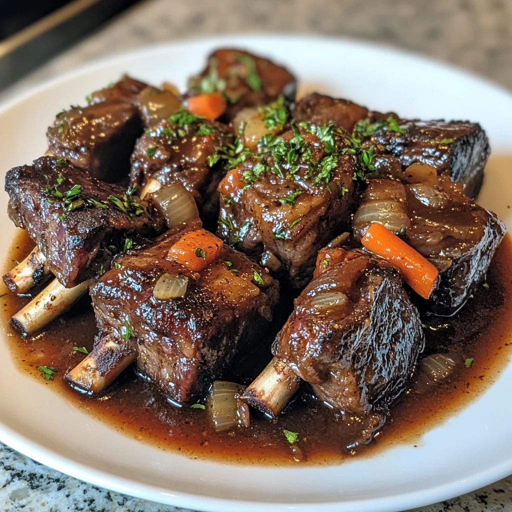 Red Wine Braised Short Ribs