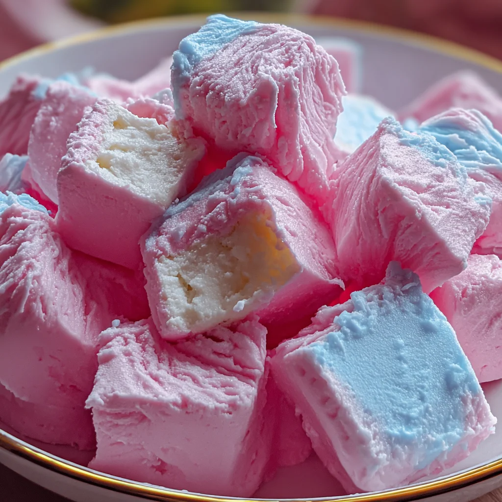 Fluffy Cotton Candy Fudge