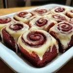 Red Velvet Cinnamon Rolls