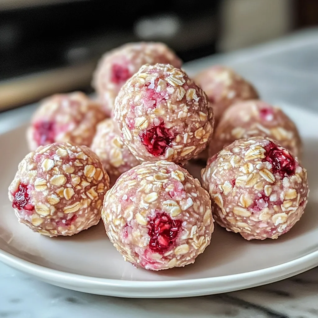 Strawberry Cheesecake Protein Balls