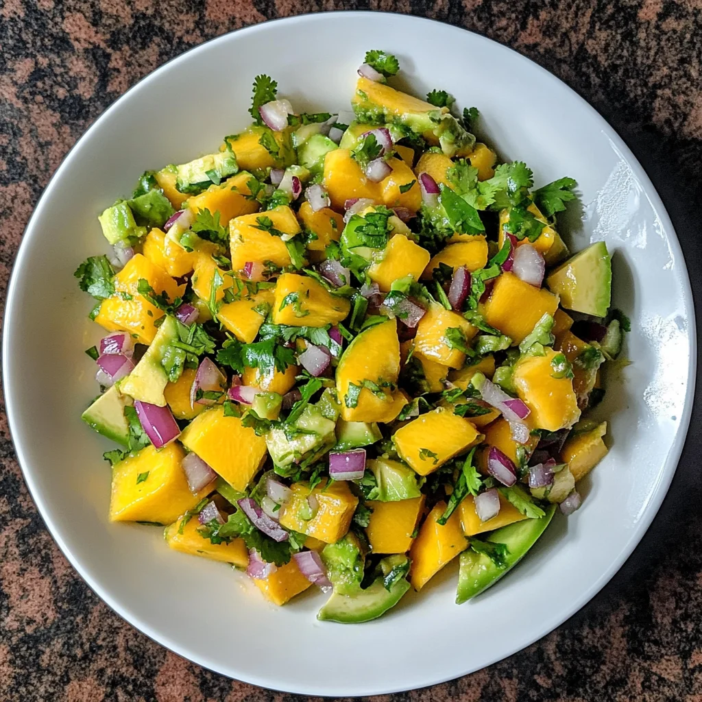 Mango Avocado Salsa with Lime