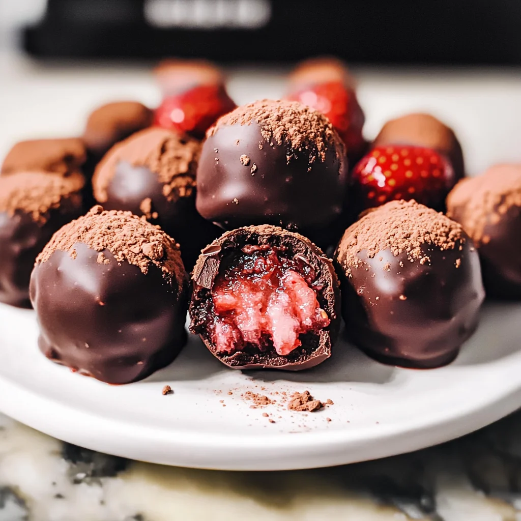 Strawberry Truffles