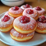 Baked Raspberry Donuts